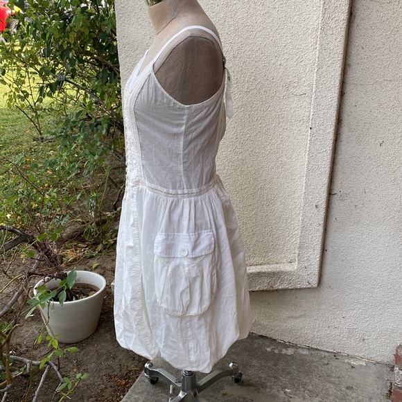 Mollo Rello bohemian style bubble dress w/ fabulous deep pockets - Picture 4 of 15